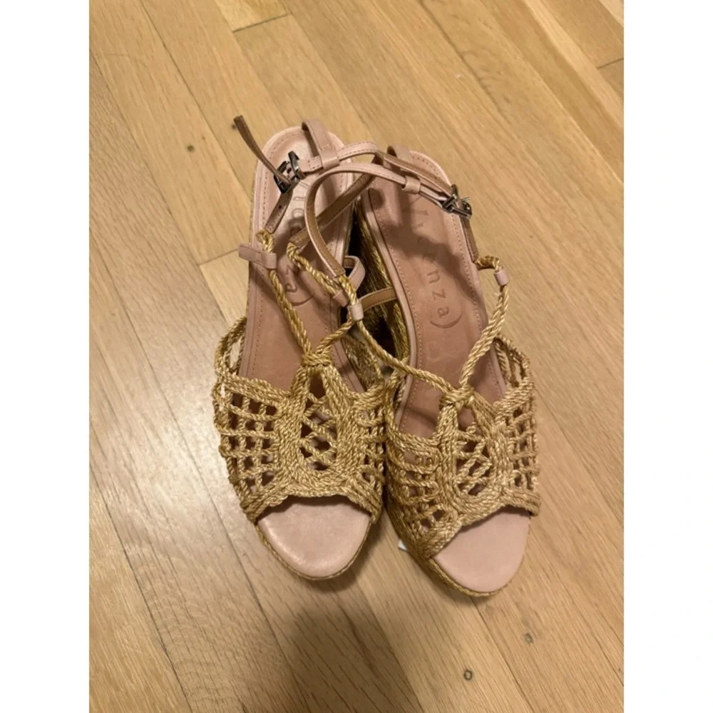 NEW! Anthropologie Vicenza Melissa Woven Platform Sandals - Picture 2 of 12